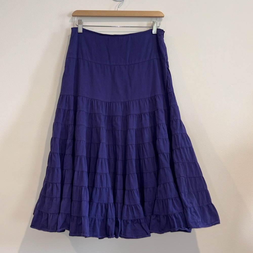 Anthropologie Odille Tiered Can Can Skirt